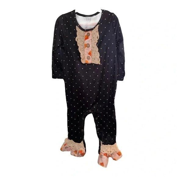 Dash of Glitter Other - Candy Corn Romper size 18-24 months